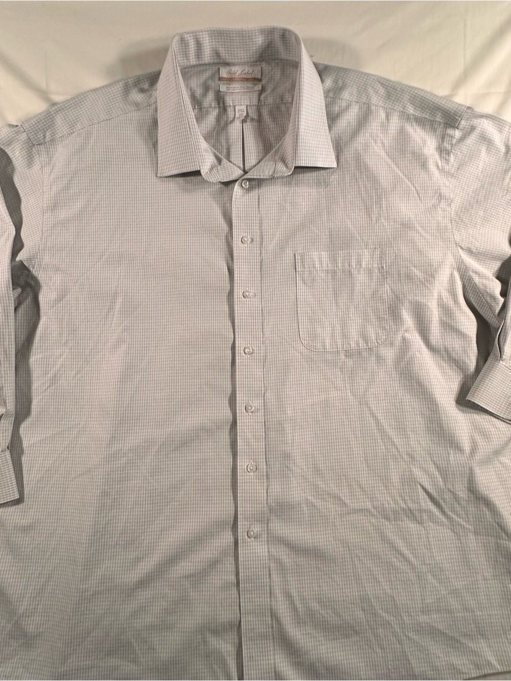Men's Dress Business Shirt 3XL corporate tailored Ivy League career core Y2K